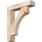 Ekena Millwork Westlake Block Smooth Bracket w/ Offset Brace, Douglas Fir, 5 1/2"W x 24"D x 28"H BKT0604X24X28WTL05SDF - alternate 1